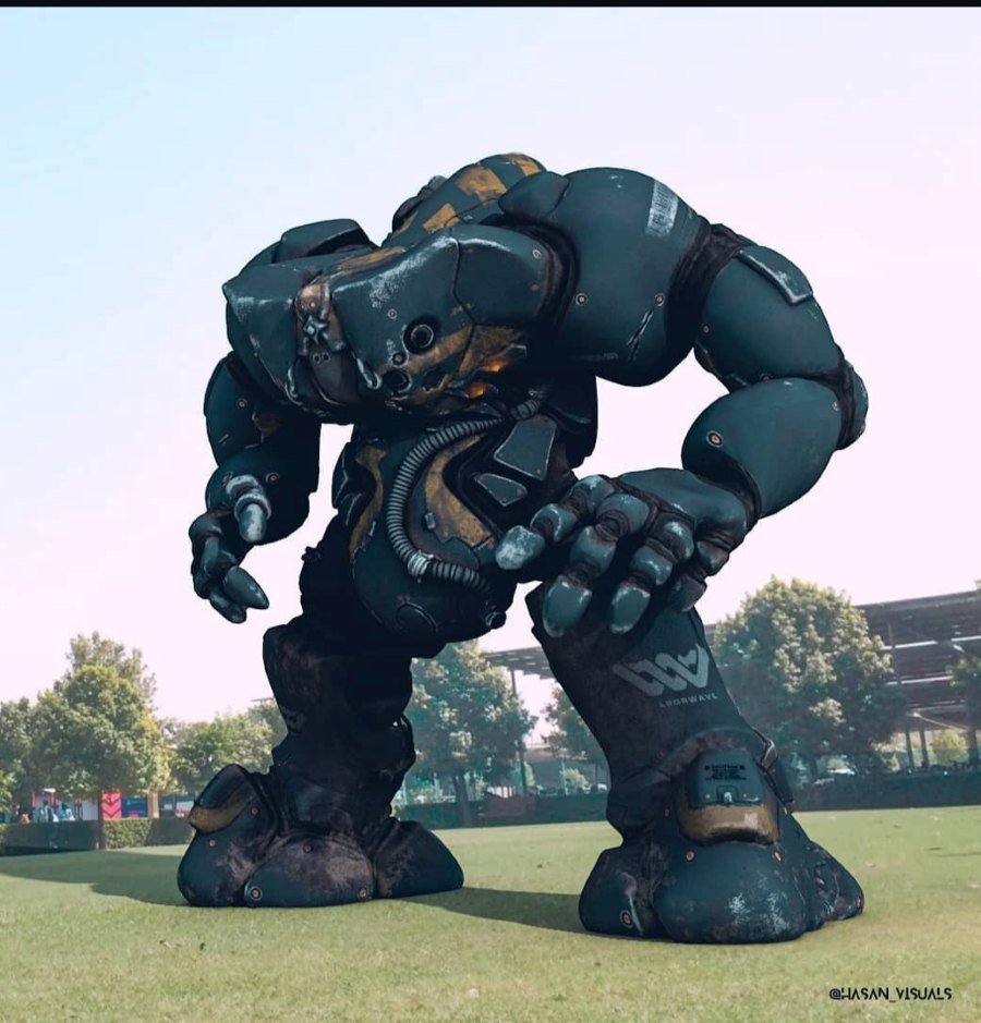 An AI-generated CGI creative posted as social content