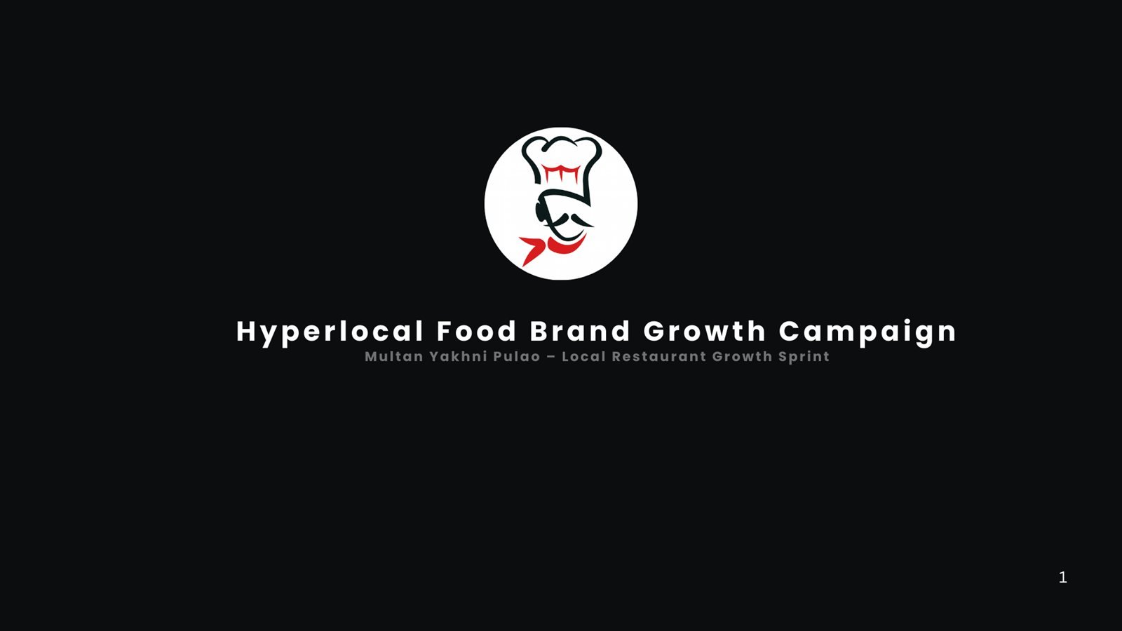 Multan Yakhni Pulao hyperlocal restaurant growth campaign
